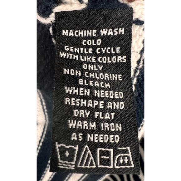 Norton Sweater - Womens PXL- Studio Petites Blue & White Stripe and Anchor - Picture 5 of 5